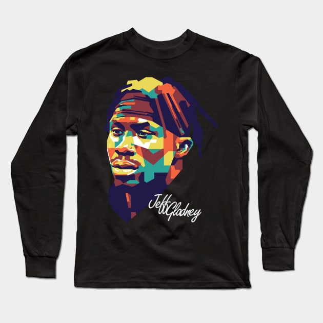 Tribute Jeff Gladney #1 Long Sleeve T-Shirt by pentaShop